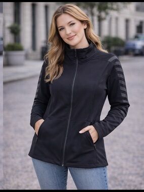 Women’s Lulu Lemon Black Softshell Jacket - Lulu Lemon